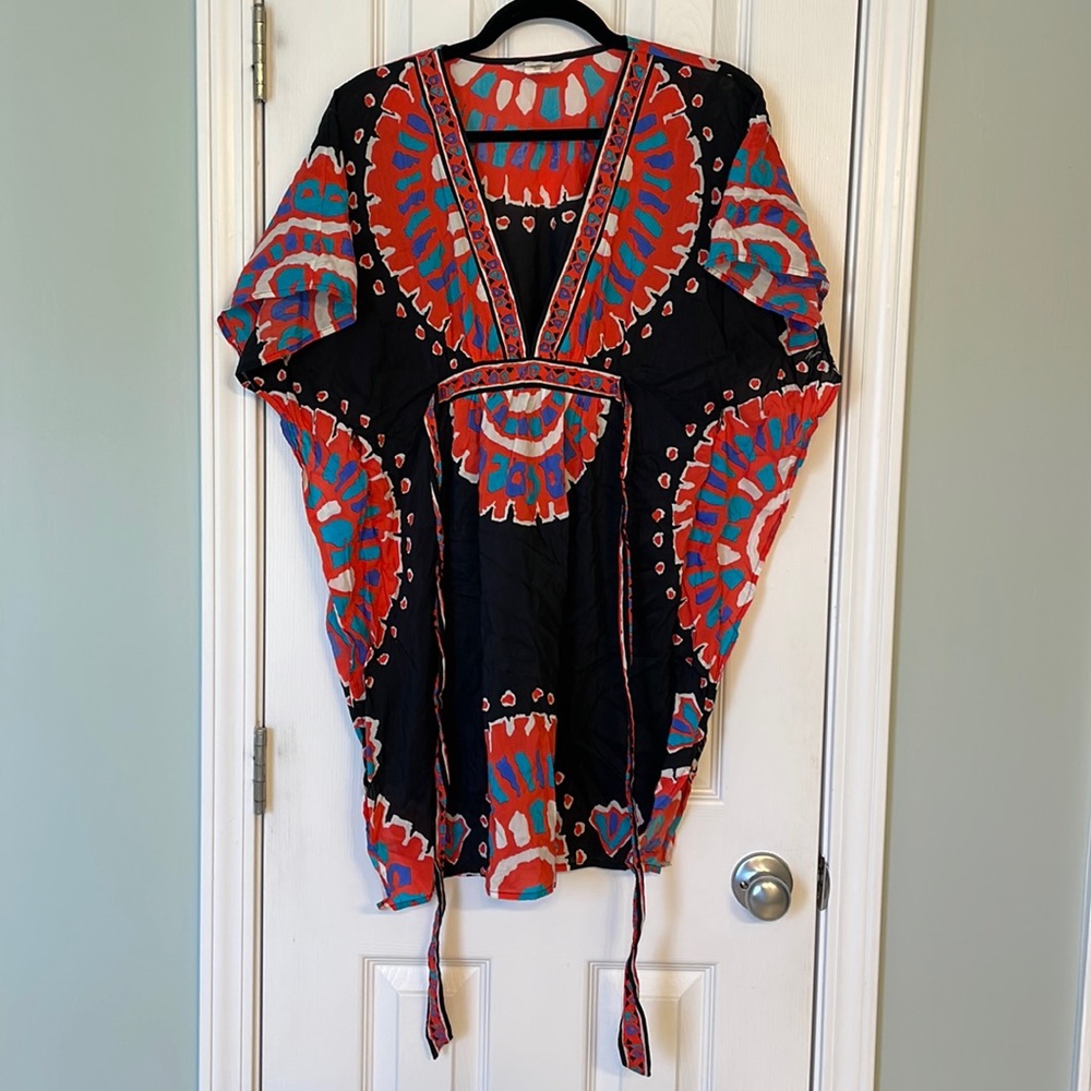 Swimsuit Coverup Trina Turk Tie Waist Flattering